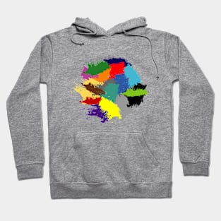 Colorful Brush Mess Hoodie